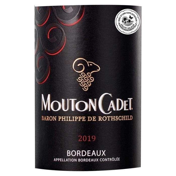 Mouton Cadet Baron Philippe de Rothschild 2019 Bordeaux - Vin rouge de Bordeaux