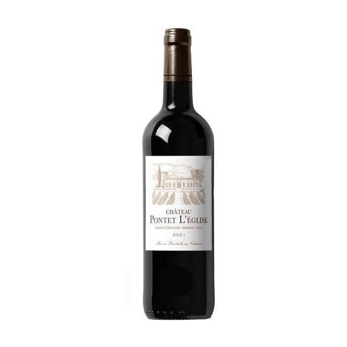 Ch�teau Pontet L'Eglise 2021 Saint Emilion Grand Cru - Vin rouge de Bordeaux