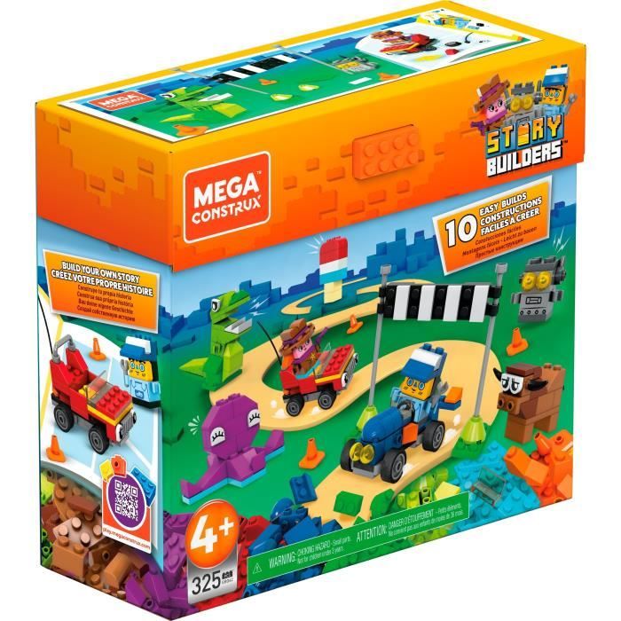 MEGA CONSTRUX Story Builders Ultimate Storybox - 390 blocs - 4 ans et +