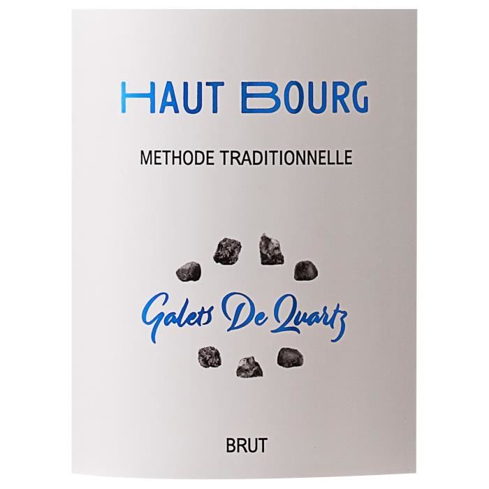 Image secondaire de Vin Effervescent de Loire Galets de Quartz Domaine de Haut Bourg Méthode Traditionelle Brut 12% - 75 cl