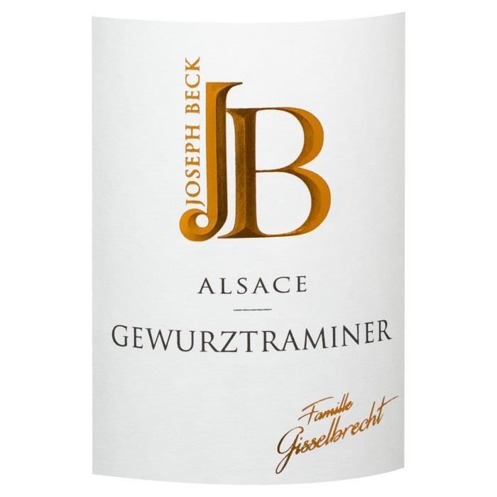 Joseph Beck 2020 Gewurztraminer - Vin blanc d'Alsace