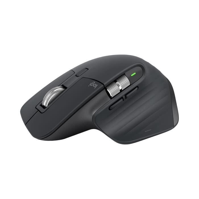 Logitech - Wireless Mouse - MX Master 3S Performance, Ergonomic - Graphite
