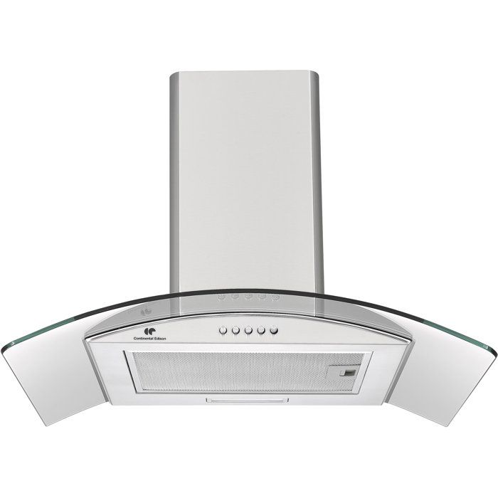 Image secondaire de Hotte Décorative Inox et Verre 60 cm - CONTINENTAL EDISON