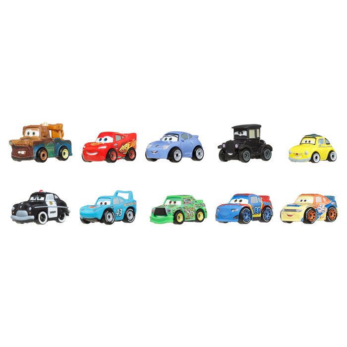 Image secondaire de Pack de 10 Mini Véhicules CARS DISNEY - MATTEL