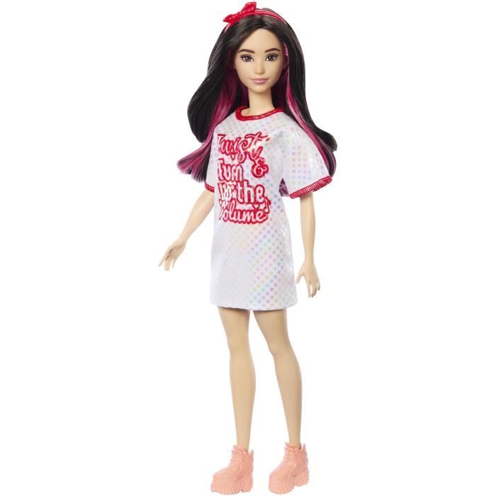 Barbie - Barbie Fashionistas - Bambola dai capelli neri per il 65° anniversario