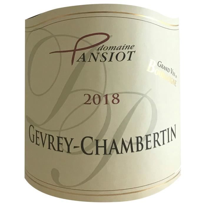 Domaine Pansiot 2018 Gevrey-Chambertin - Vin Rouge de Bourgogne
