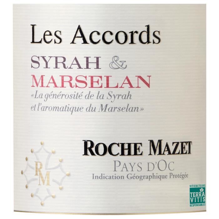 Image secondaire de Les Accords de Roche Mazet 2023 Syrah & Marselan Pays d'Oc - Vin rouge de Languedoc