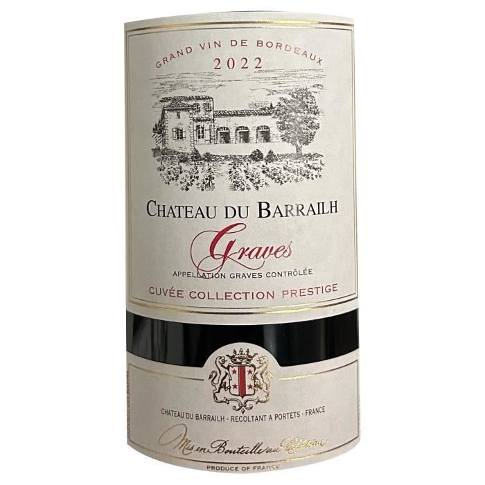 Image secondaire de Château Barrailh Cuvée Collection Prestige 2022 Graves - Vin rouge de Bordeaux