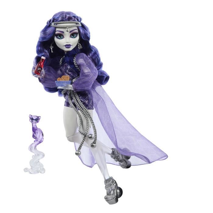 Image secondaire de Monster High-Spectra Vondergeist-Poupée, furet Rhuen et accessoires HXH77