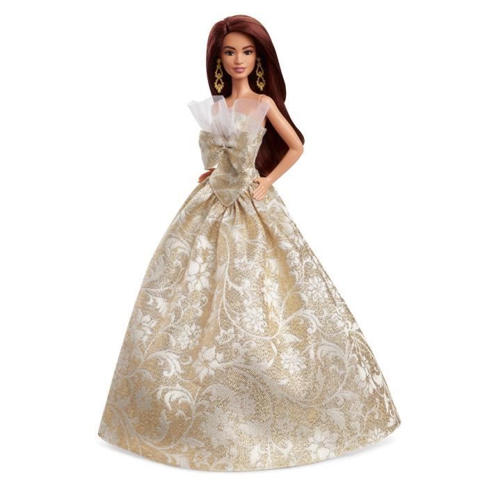Image secondaire de Barbie - Poupée Joyeux Noël - Poupée châtain - JBH97