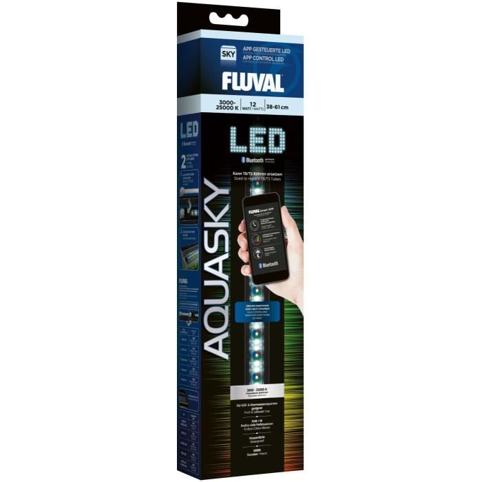 FLUVAL Eclairage AquaSky LED 2.0 w/ BLTH 38-61cm - Pour poisson