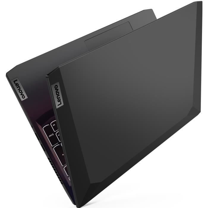 PC Portable Gamer - LENOVO Gaming 3  15ACH6 - 15,6'' FHD 120Hz - Ryzen 5 5600H - RAM 8Go - 512Go SSD - RTX 3060 6Go - W11 - AZERTY