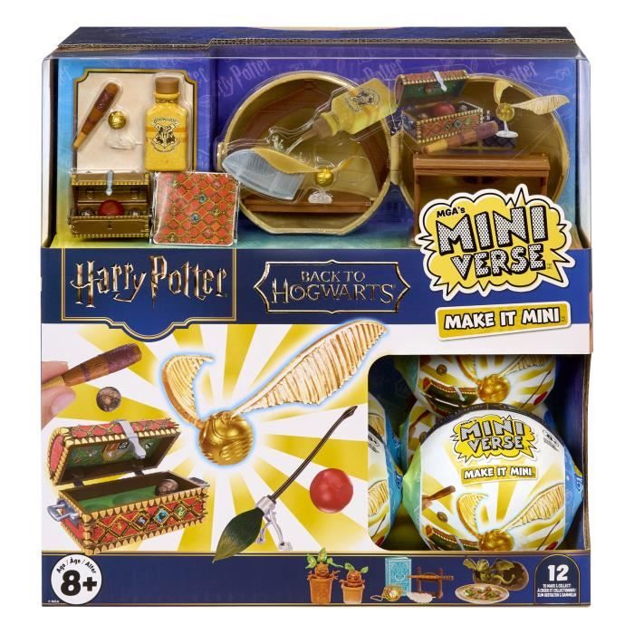 Miniverse - Harry Potter Back to Hogwarts - Boîte complete avec les 15 boules - Jeu de loisir créatif - Des 8 ans - Non comestib