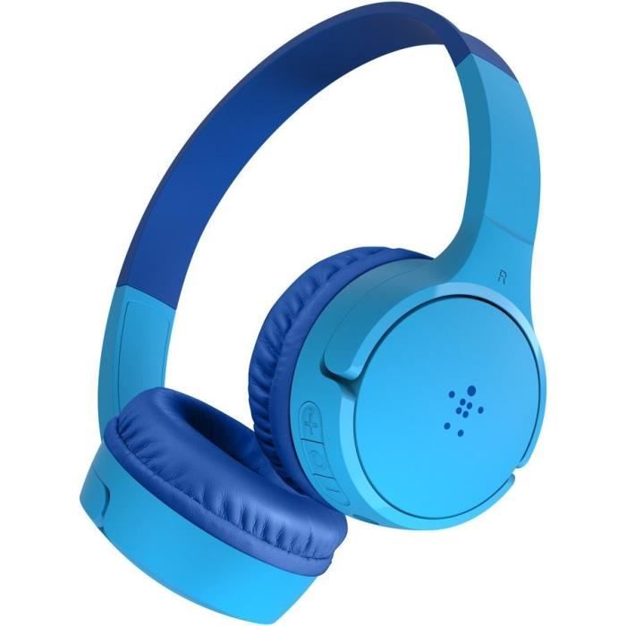 BELKIN SOUNDFORM™ Mini - Casque audio sans fil circum-aural pour enfants - Bluetooth - Bleu