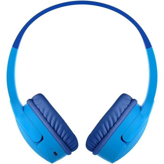 BELKIN SOUNDFORM™ Mini - Casque audio sans fil circum-aural pour enfants - Bluetooth - Bleu