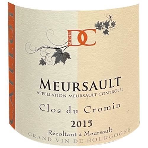 Domaine Caillot Clos du Cromin 2015 Meursault - Vin blanc de Bourgogne