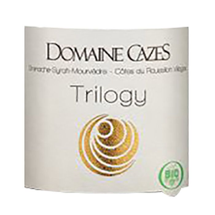 Image secondaire de Domaine Cazes Trilogy 2022 - Vin Rouge Bio Côtes du Roussillon