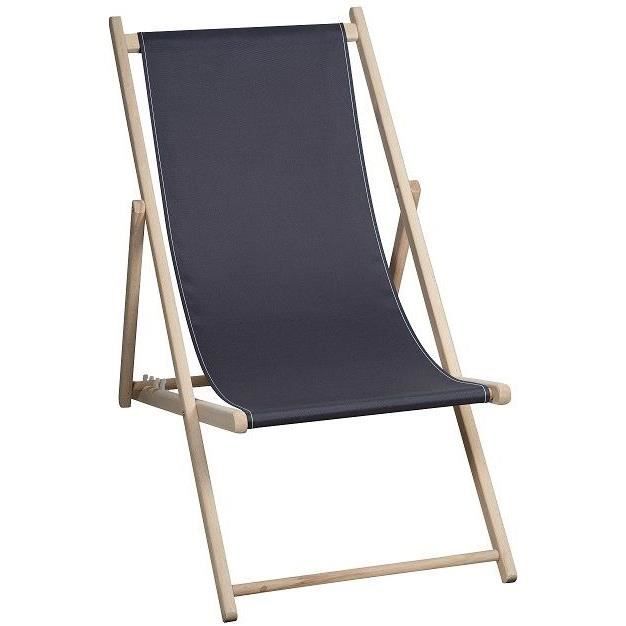 Sedia a sdraio pinzata - GIARDINO PRIVATO - MONTE CARLO - Ardesia - F100