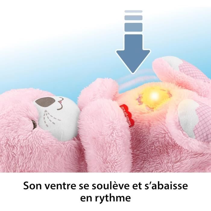 Image secondaire de Fisher-Price - Ma Loutre Câlins Bonne Nuit - Peluche et veilleuse - Rose - Fisher-Price - JLJ33