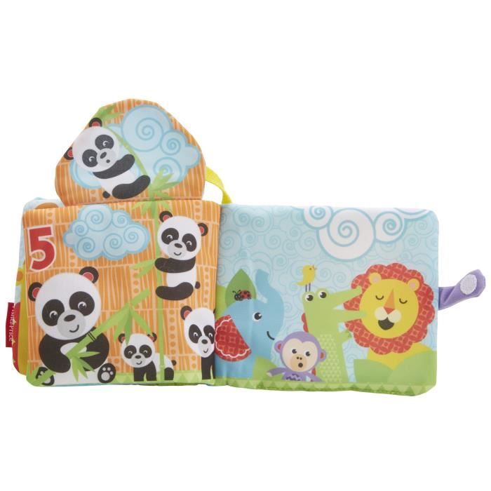 Fisher-Price - Mon Petit Livre d'Activités - Jouet d'éveil - Des la naissance