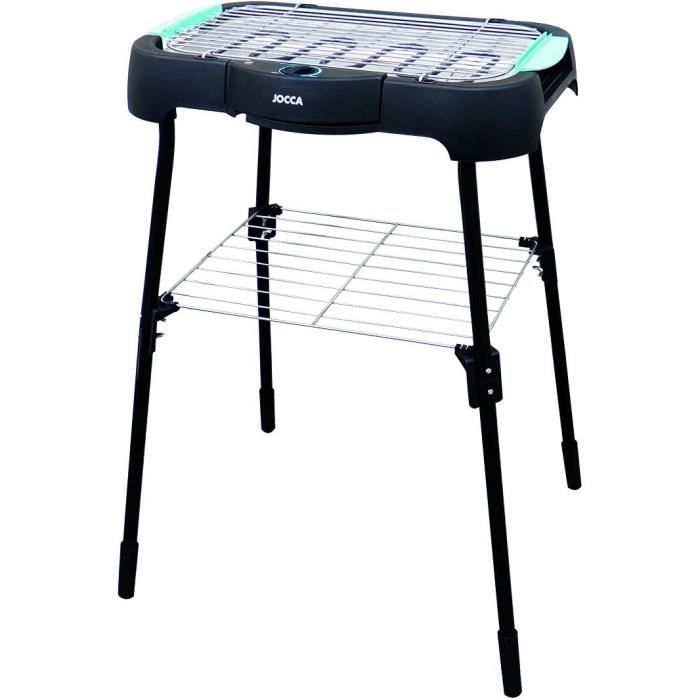 Barbecue sur pieds - Électrique - JOCCA - 2379 - Noir