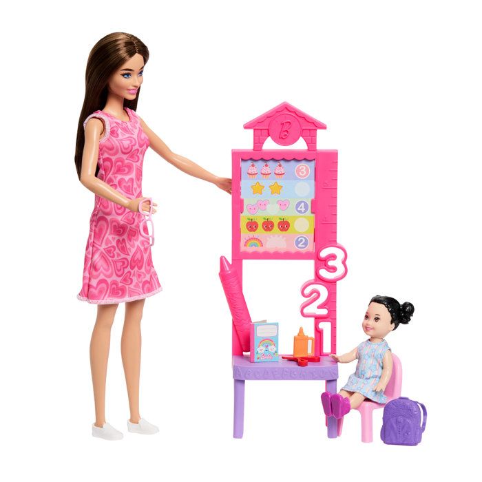 Coffret Barbie Maîtresse d'École avec Accessoires