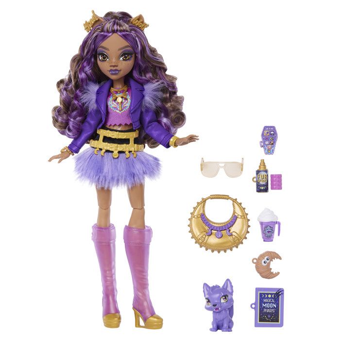 Image secondaire de Poupée Clawdeen de Monster High avec accessoires
