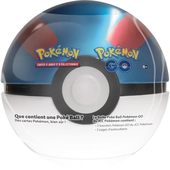 Pokémon : Pokéball Tin 3 boosters | Age: 6+| Nombre de joueurs: 1-2