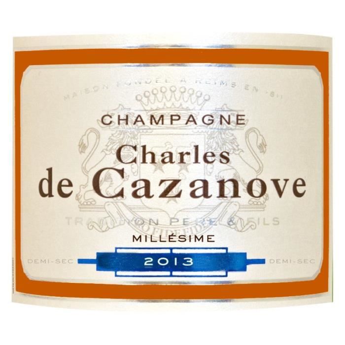Image secondaire de Champagne De Cazanove Demi-sec millésimé - 2013