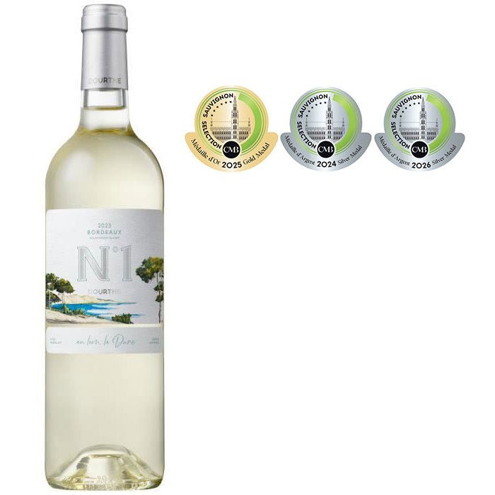 Dourthe N�1 Blanc Bordeaux 2023 - Vin blanc de Bordeaux
