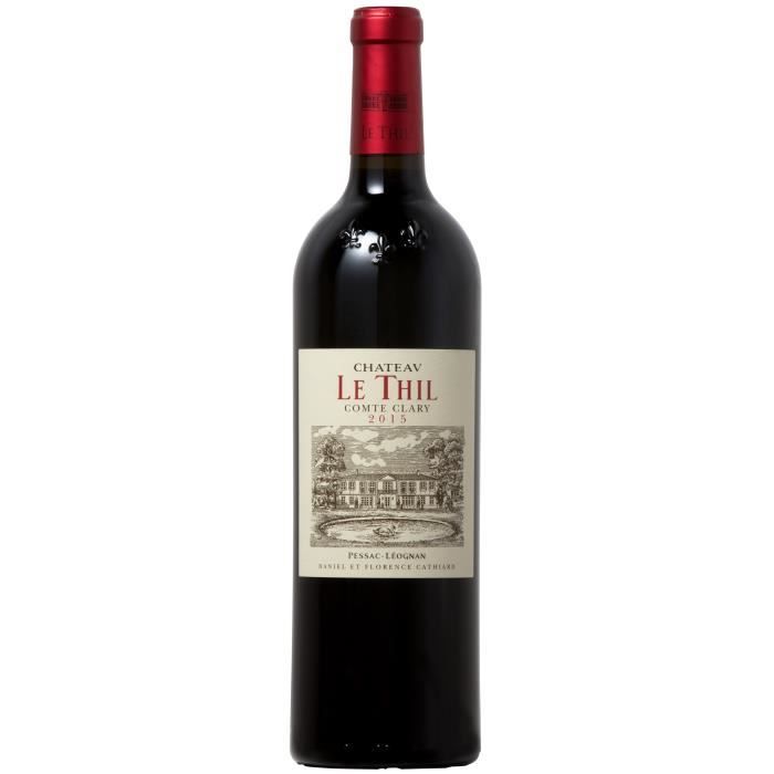 Château Le Thil Comte Clary 2015 Pessac-Léognan - Vin rouge de Bordeaux