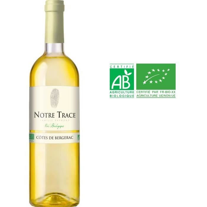 Notre Trace 2016 Côtes de Bergerac - Vin blanc de Bergerac - Bio