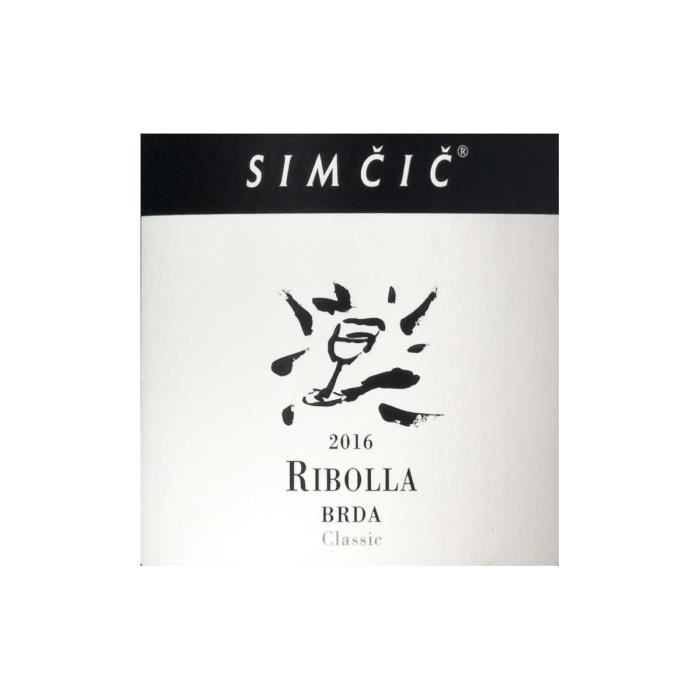 Simcic Majan 2016 Ribolla Classic - Vin blanc de Slovénie