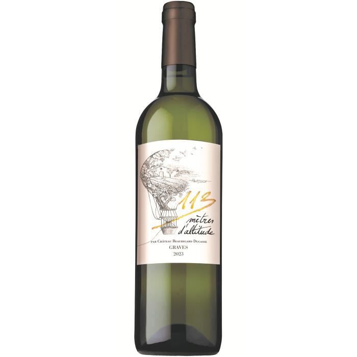 113 metres d'altitude Graves - Vin blanc de Bordeaux