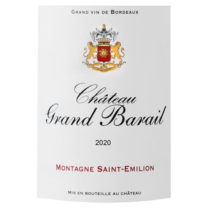 Image secondaire de Château Grand Barail 2020 - Vin Rouge Montagne Saint-Emilion