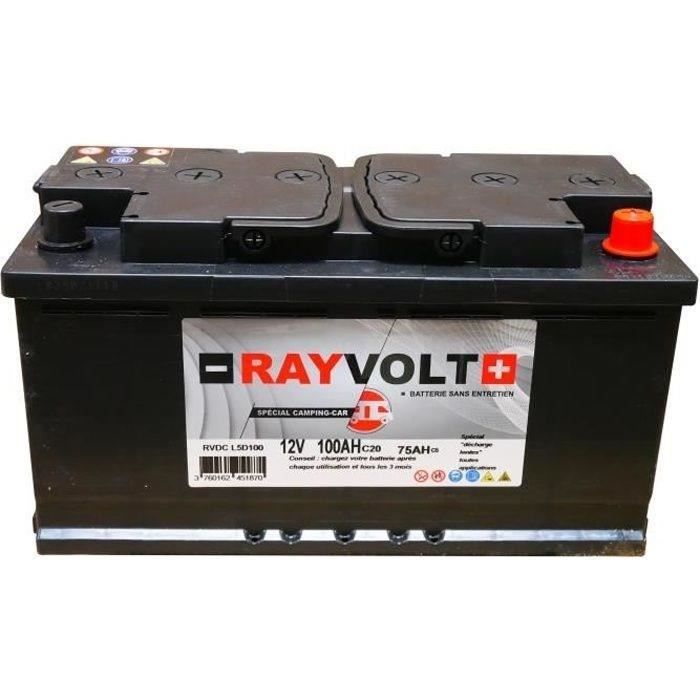Batterie a d?charge lente RAYVOLT 12V 100AH