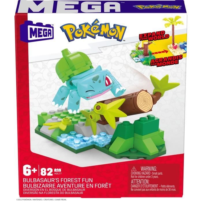Mega Construx - Pokémon - Bulbizarre Aventure En Foret - jouet de construction - 7 ans et +