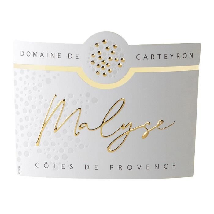 Image secondaire de Domaine Carteyron Malyse 2024 Côtes de Provence - Vin blanc de Provence