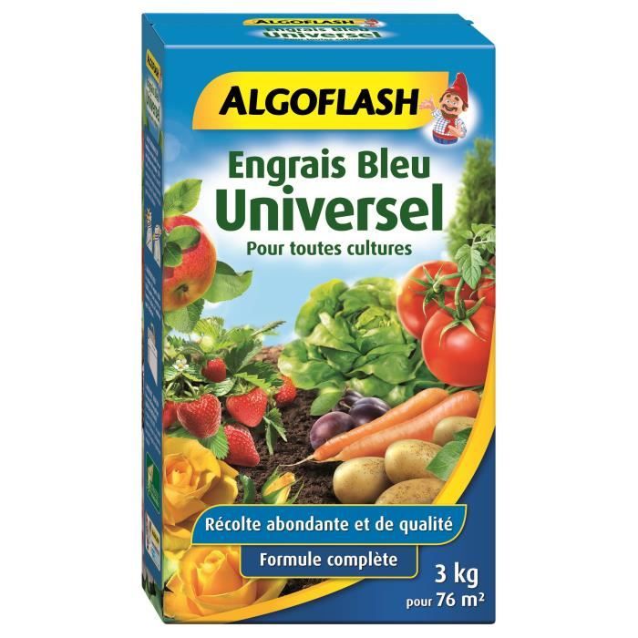 ALGOFLASH Engrais bleu Universel - 3 kg
