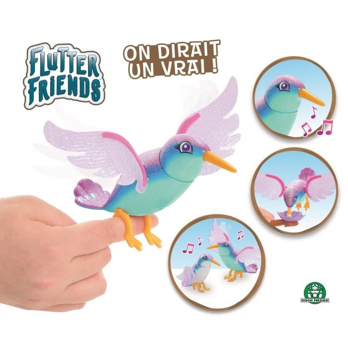 Flutter Friends - Oiseau Colibri intéractif - Violet