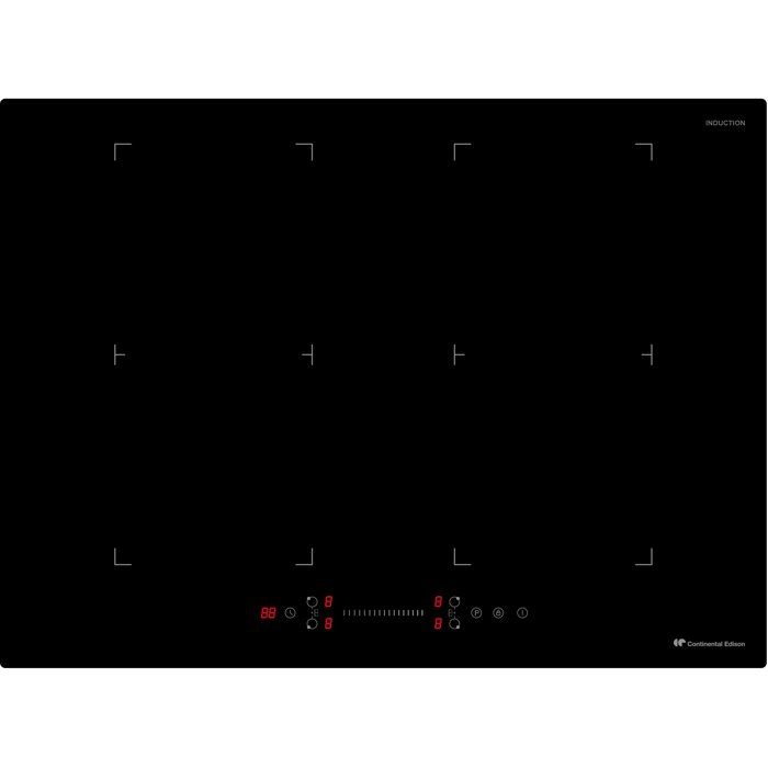 Image secondaire de Table de cuisson induction 4 foyers 7200W 70 cm - CONTINENTAL EDISON