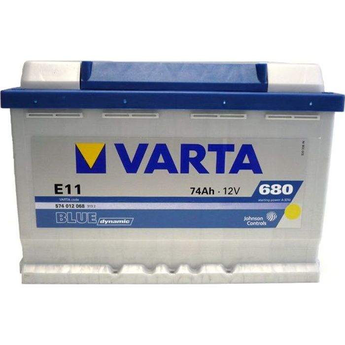 VARTA Batterie Auto E11 (+ droite) 12V 74AH 680A