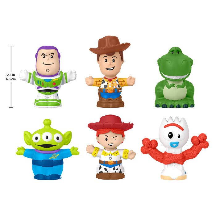 Image secondaire de Coffret de 6 Figurines Toy Story - Buzz, Woody, Jessie et Plus