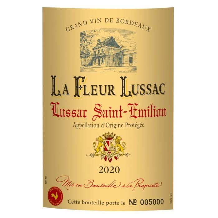Image secondaire de Magnum La Fleur Lussac 2020 Lussac Saint-Emilion - Vin rouge de Bordeaux