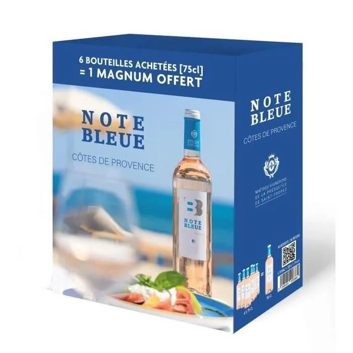 Image secondaire de Note Bleue 2024 Côtes de Provence - Vin rosé de Provence - 6x75 cl + 1 magnum offert