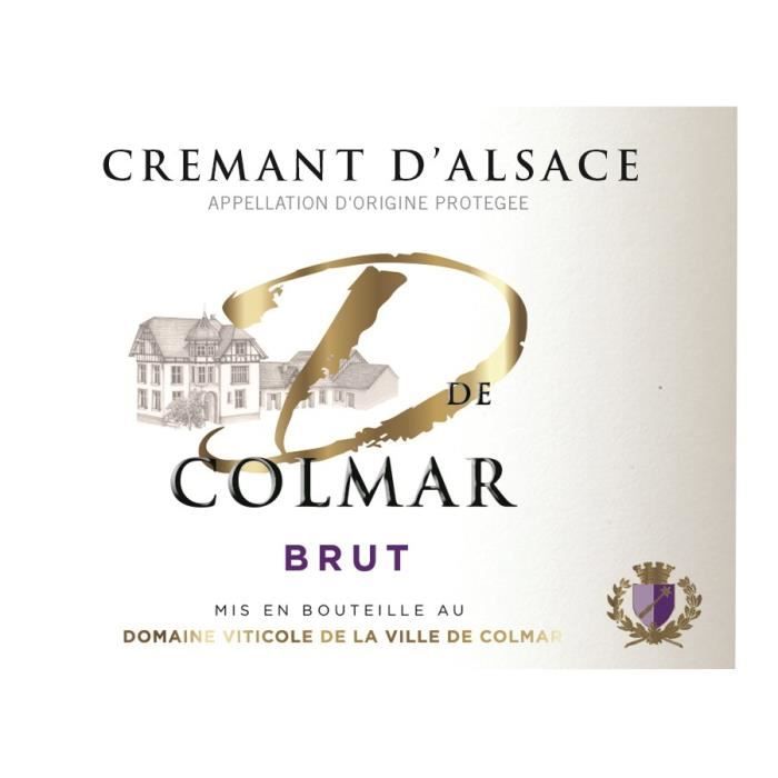 D de Colmar Crémant d'Alsace Blanc - 75 cl
