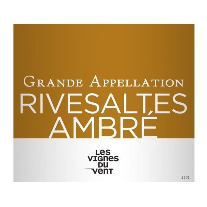 Image secondaire de Les Vignes du vent Rivesaltes ambré - Vin blanc de Languedoc