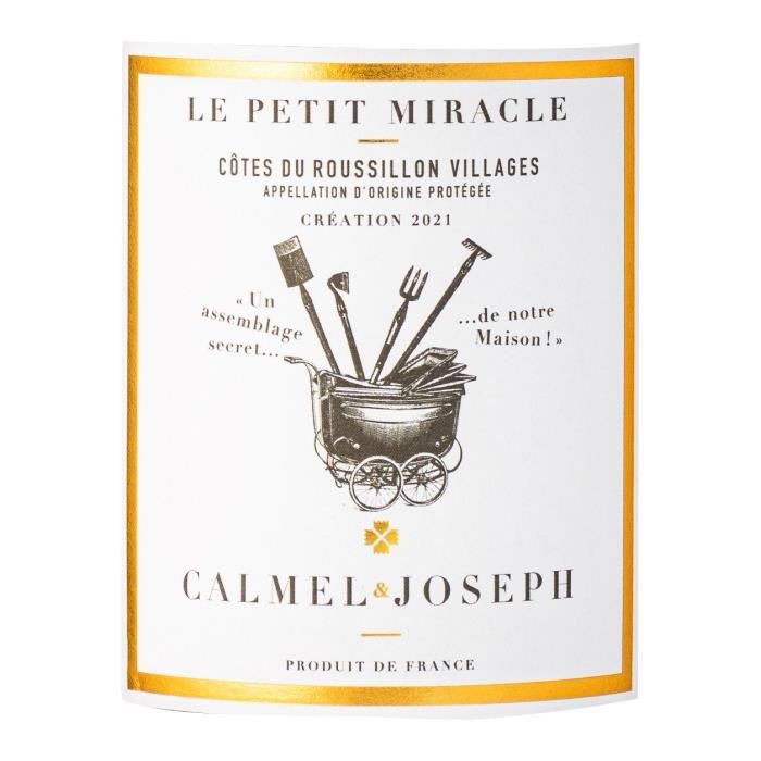 Image secondaire de Calmel & Joseph Le Petit Miracle 2021 - Vin Rouge Côtes du Roussillon