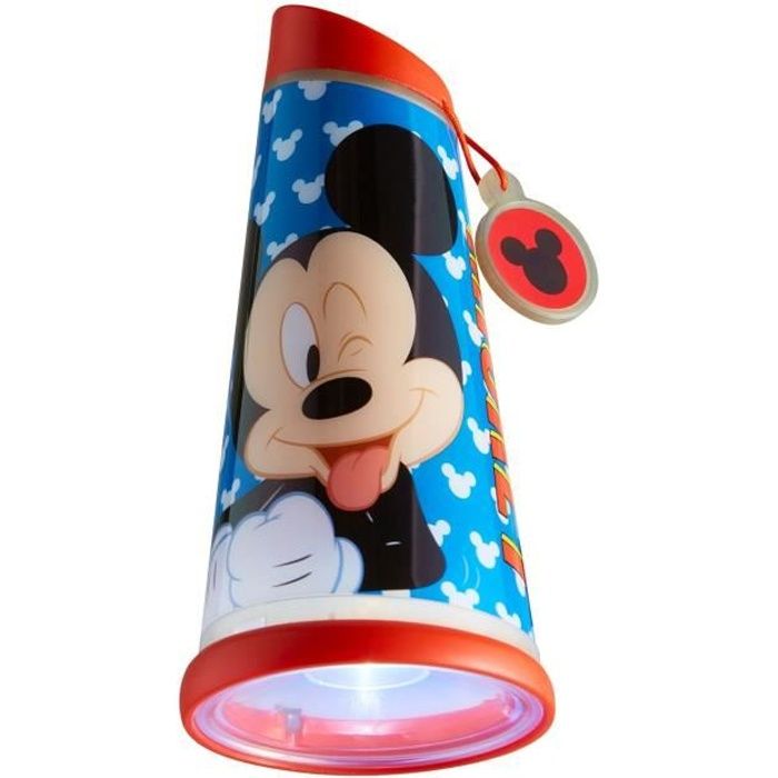 MICKEY MOUSE Veilleuse et lampe torche enfant nomade GoGlow