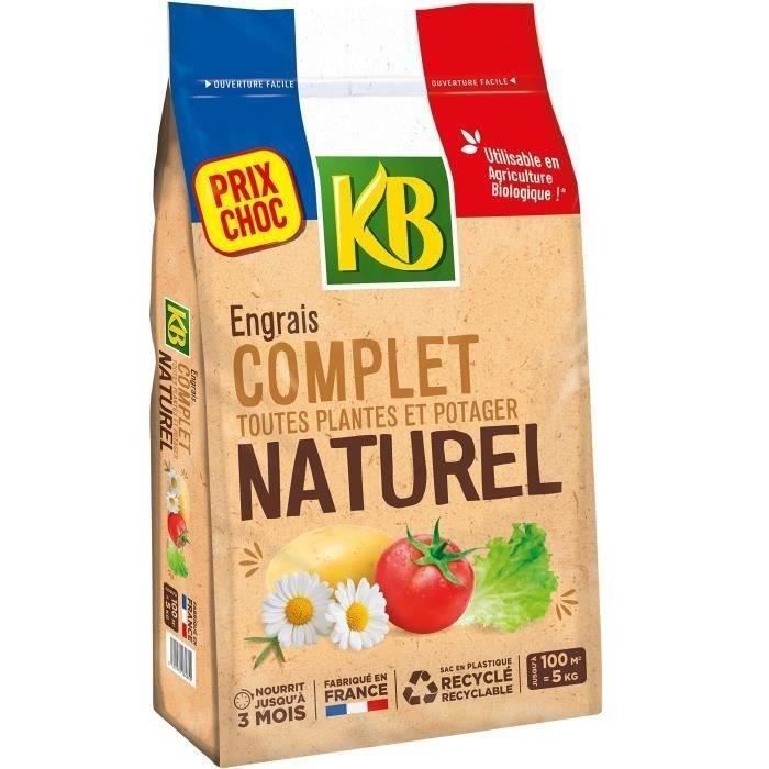 Image secondaire de Engrais Complet Universel KB KBCOMP5 - 5kg - Nourrit jusqu'a 3 mois - Jusqu'a 100m² fertilisés